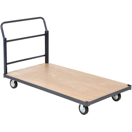 GLOBAL EQUIPMENT Removable 30"W Handle for Steel Bound Wood Deck Platform Truck 279CP10